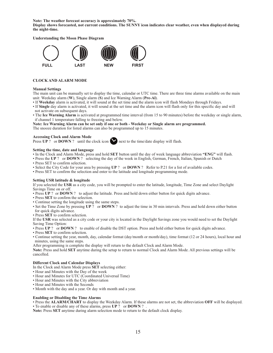Meade Instruments TE827W User Manual | Page 15 / 26