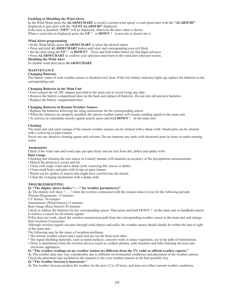 Meade Instruments TE827W User Manual | Page 19 / 26