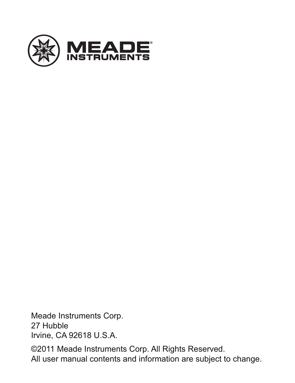 Meade Instruments TE827W User Manual | Page 26 / 26