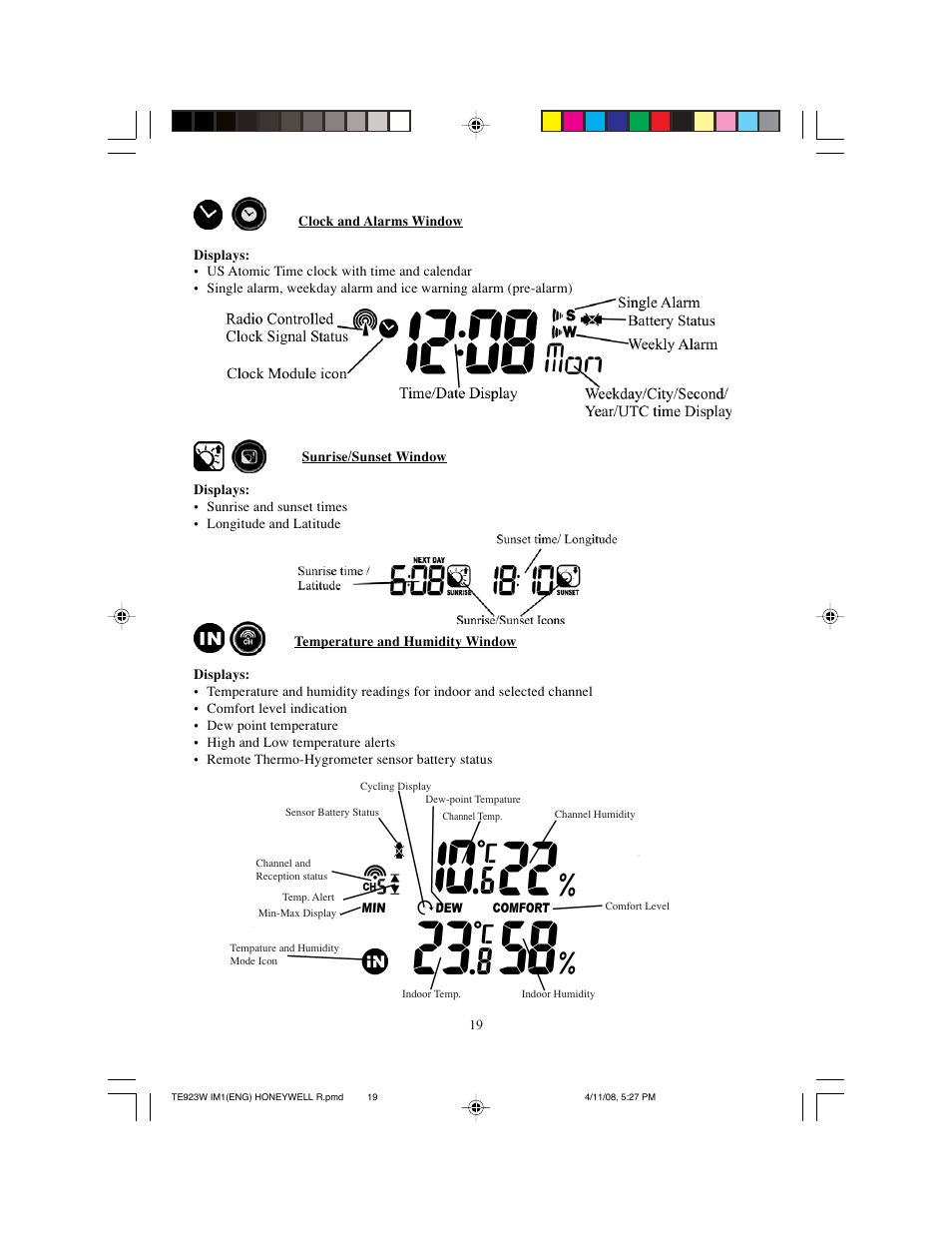 Meade Instruments TE923W-M User Manual | Page 19 / 44