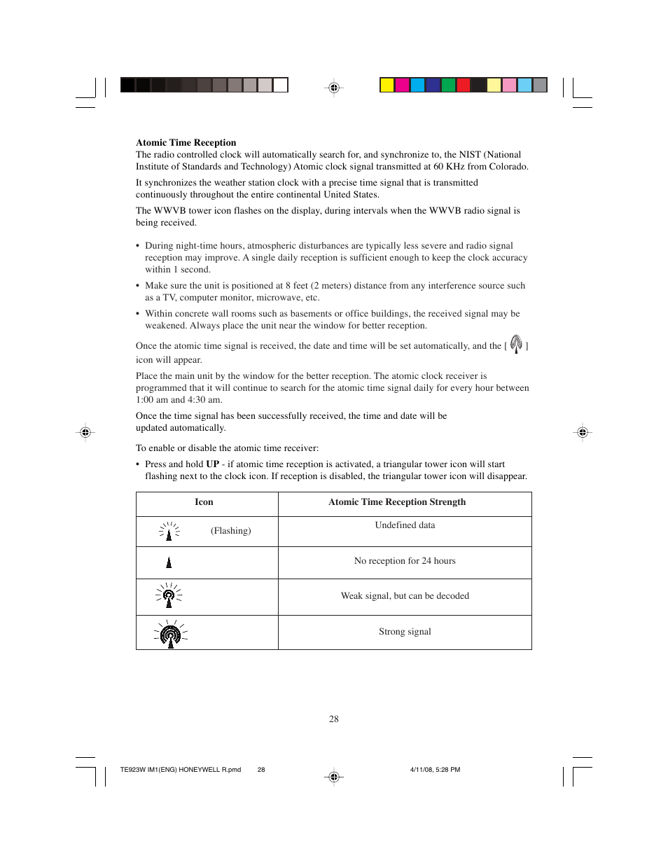 Meade Instruments TE923W-M User Manual | Page 28 / 44