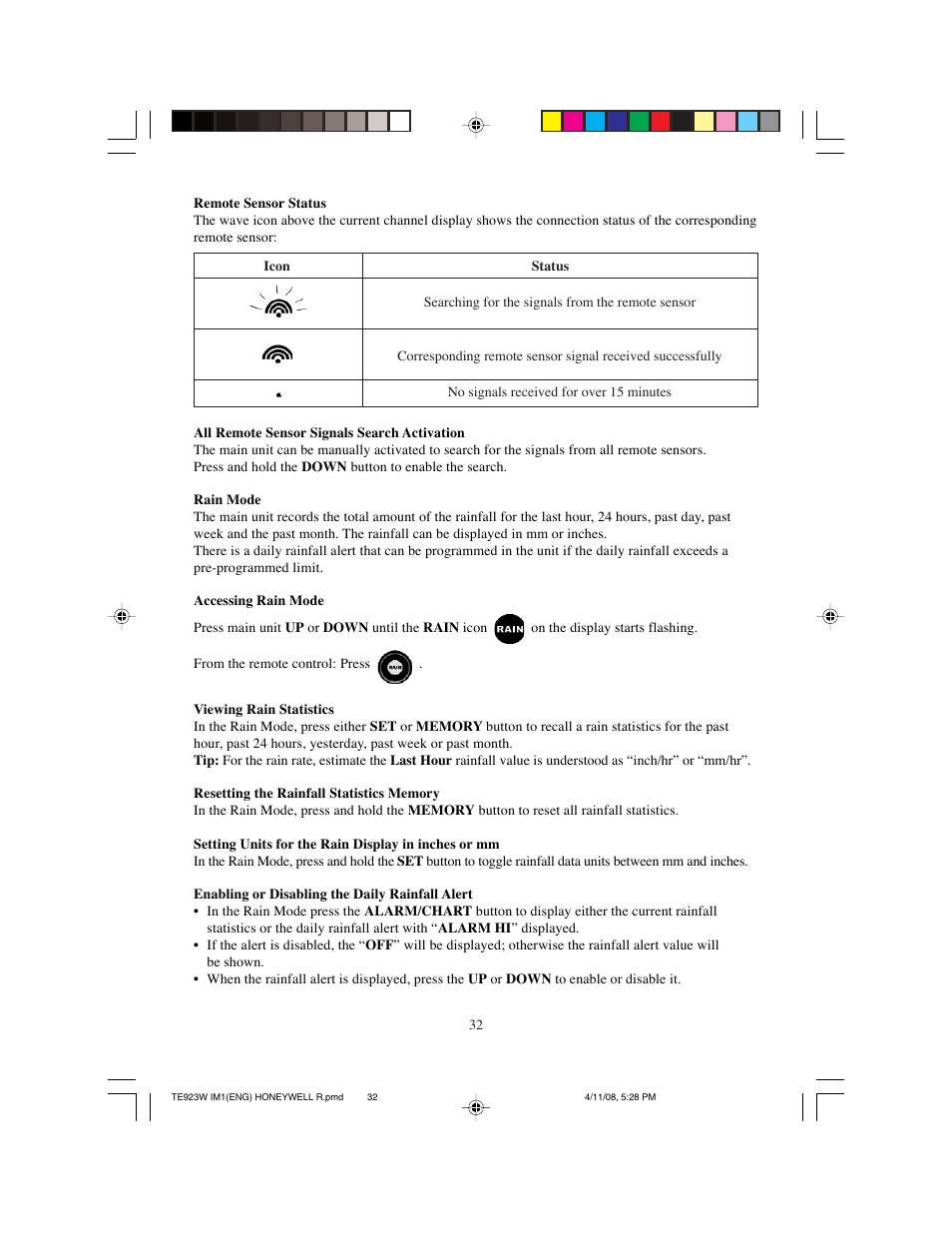 Meade Instruments TE923W-M User Manual | Page 32 / 44