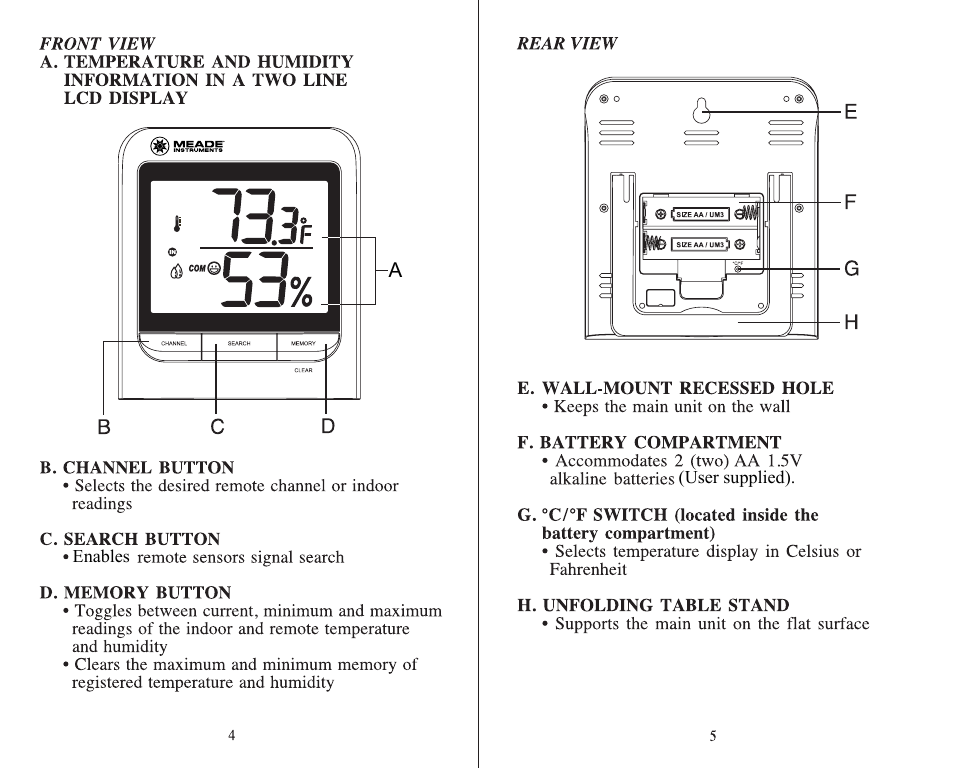 Meade Instruments TM005X-M User Manual | Page 3 / 10