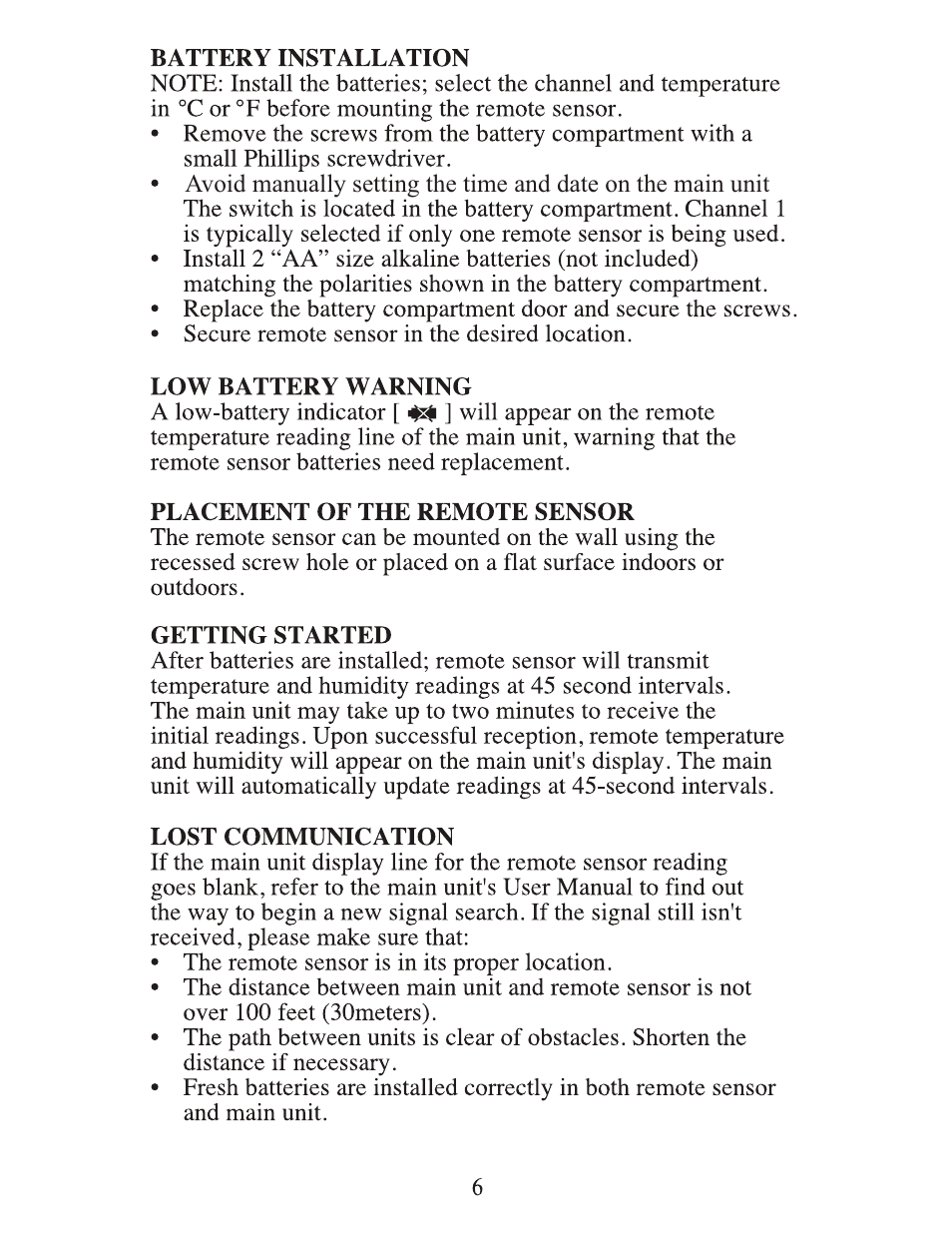 Meade Instruments TE33C-M User Manual | Page 6 / 12