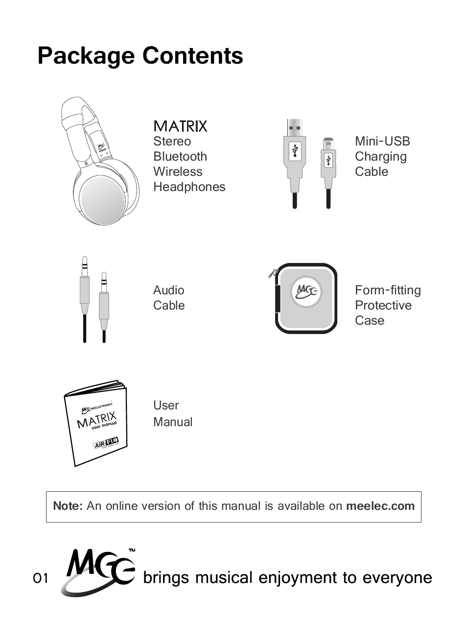Atrix | MEElectronics Air-Fi Matrix AF62 User Manual | Page 4 / 30