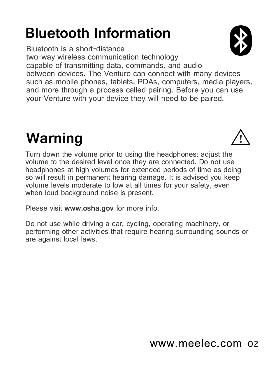 MEElectronics Air-Fi Venture AF52 User Manual | Page 5 / 27