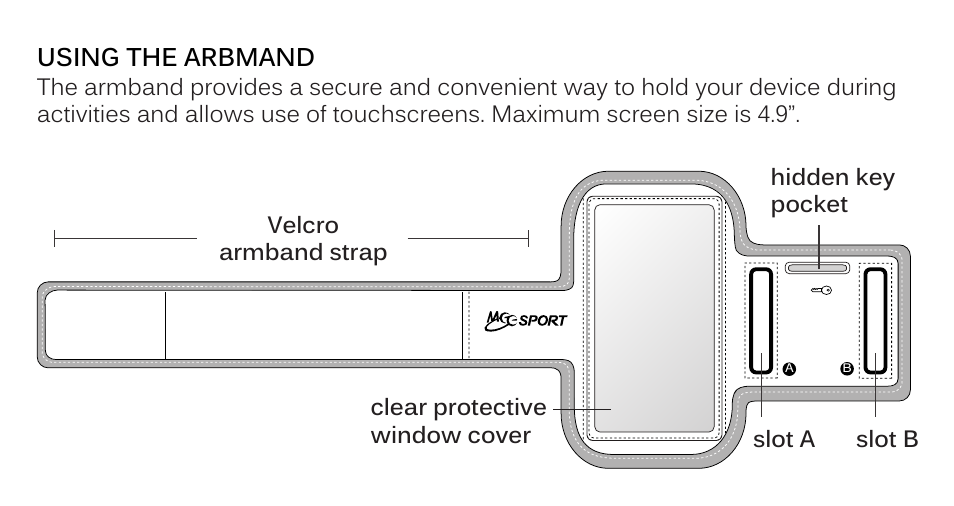 MEElectronics Sport-Fi Universal Armband User Manual | Page 2 / 4