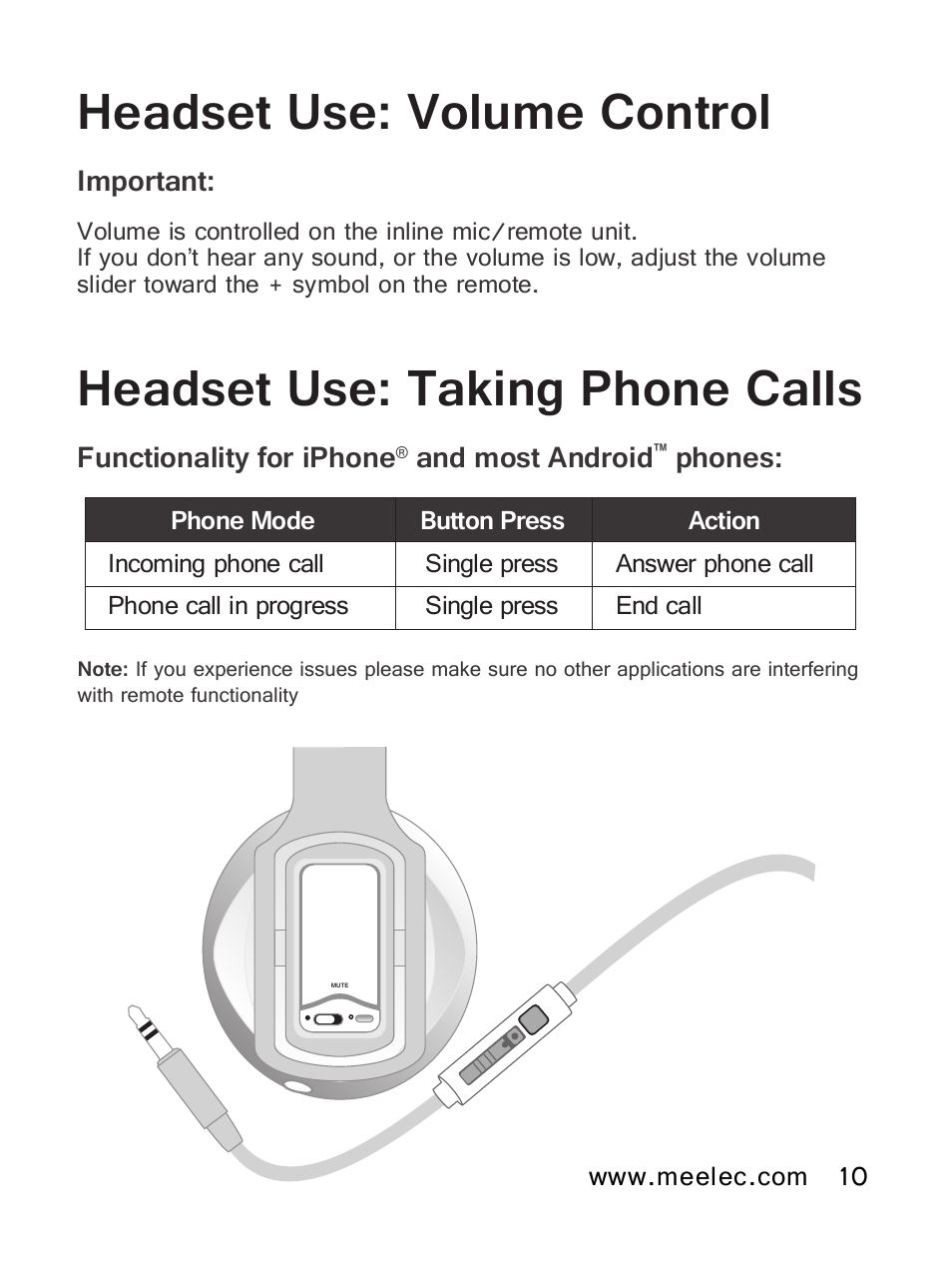 MEElectronics NoiseSHIELD NS63 User Manual | Page 13 / 18