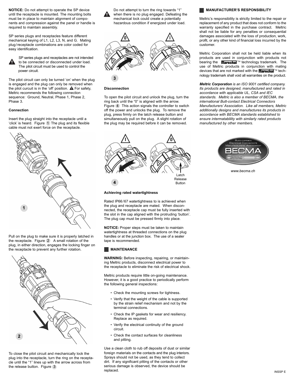 Meltric SP Series User Manual | Page 2 / 2
