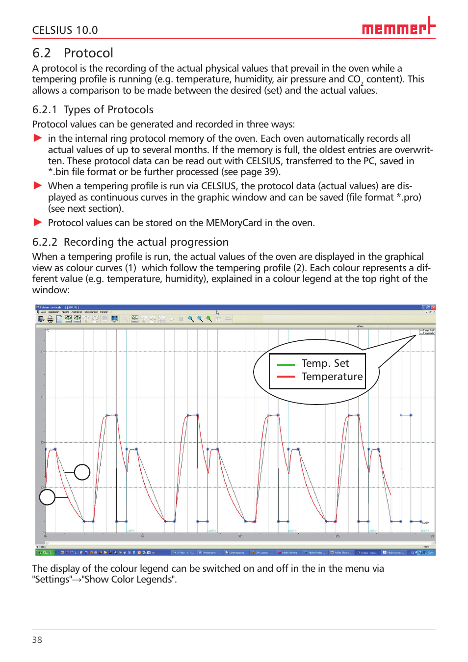 2 protocol | Memmert CELSIUS 10.0 User Manual | Page 38 / 52