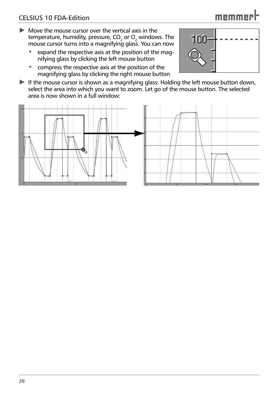Memmert CELSIUS 10 FDA User Manual | Page 38 / 64