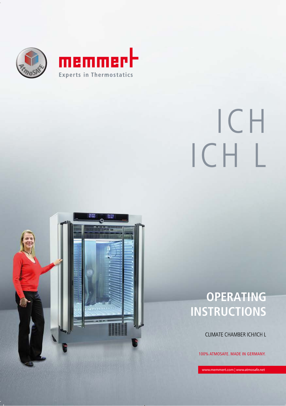 Memmert ICH/ ICH L Climate chambers User Manual | 64 pages