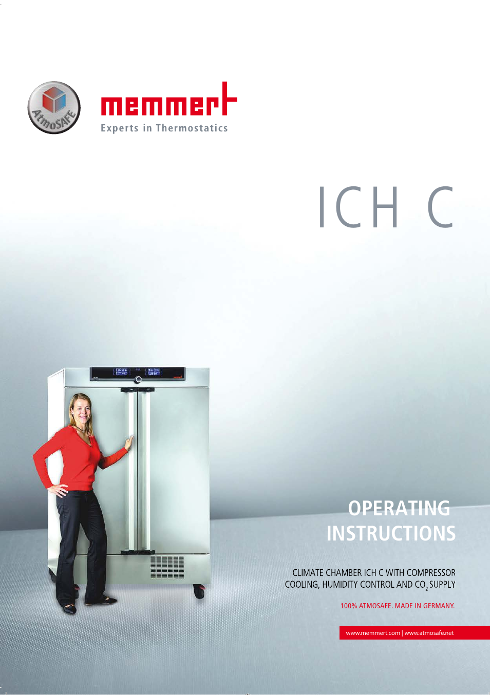 Memmert ICH C (with CO2 control) Climate chambers User Manual | 68 pages