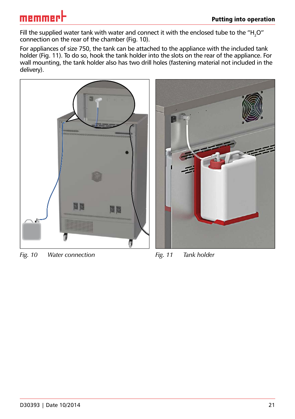 Memmert ICH C (with CO2 control) Climate chambers User Manual | Page 21 / 68