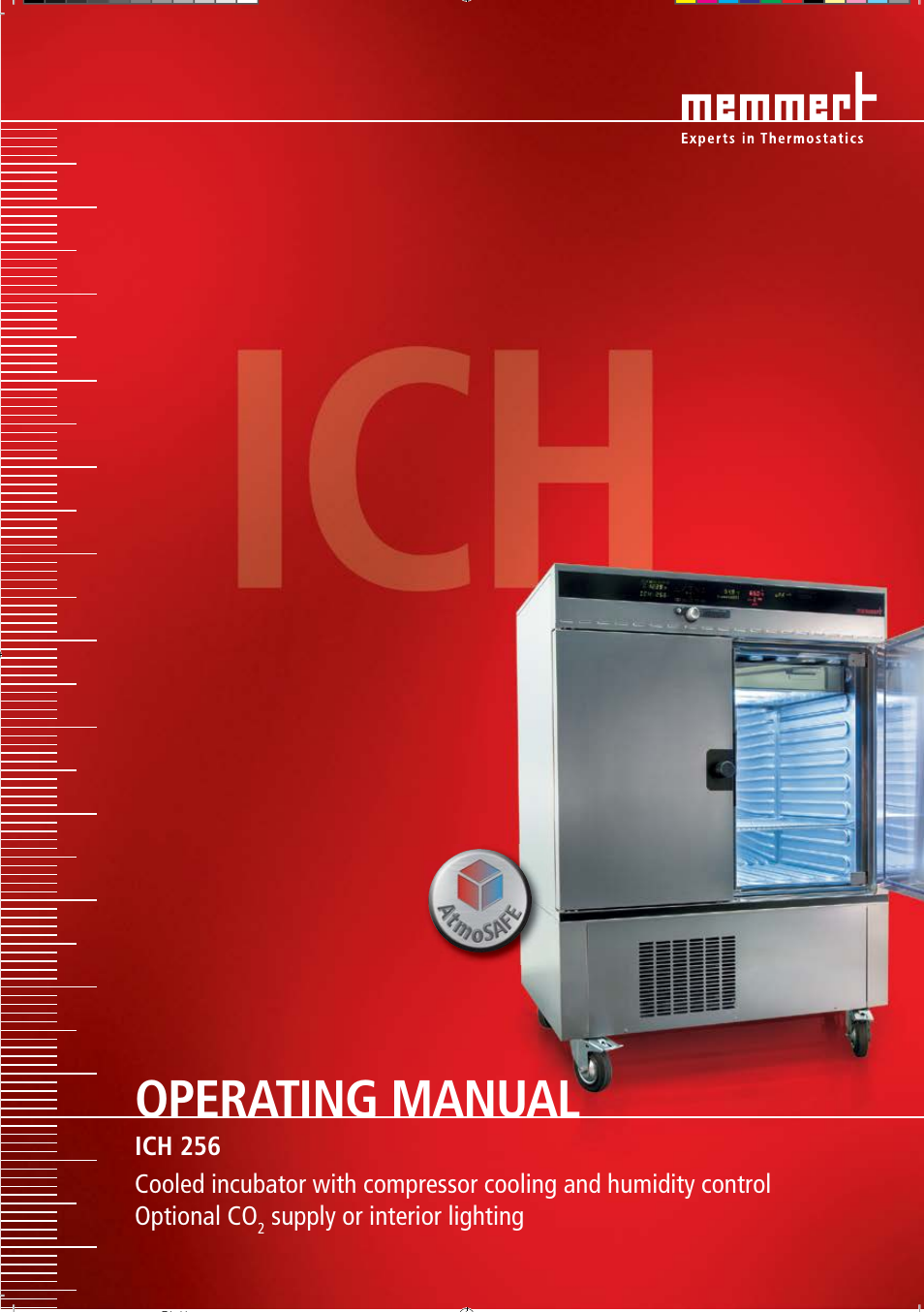 Memmert ICH 256 Climate Chambers (Generation 2003) User Manual | 72 pages