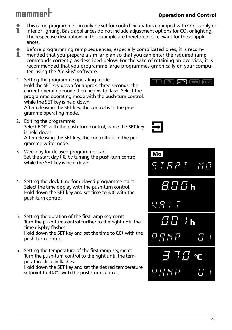 Memmert ICH 256 Climate Chambers (Generation 2003) User Manual | Page 41 / 72