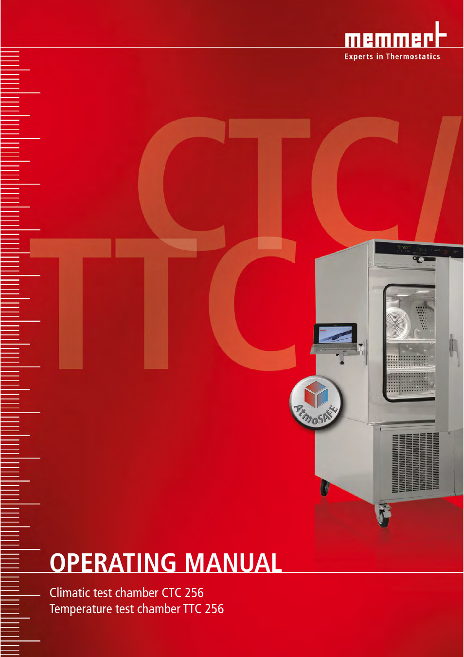 Memmert TTC 256 Temperature test chamber (Generation 2003) User Manual | 68 pages
