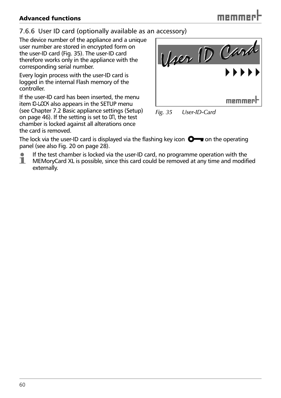 Memmert TTC 256 Temperature test chamber (Generation 2003) User Manual | Page 60 / 68