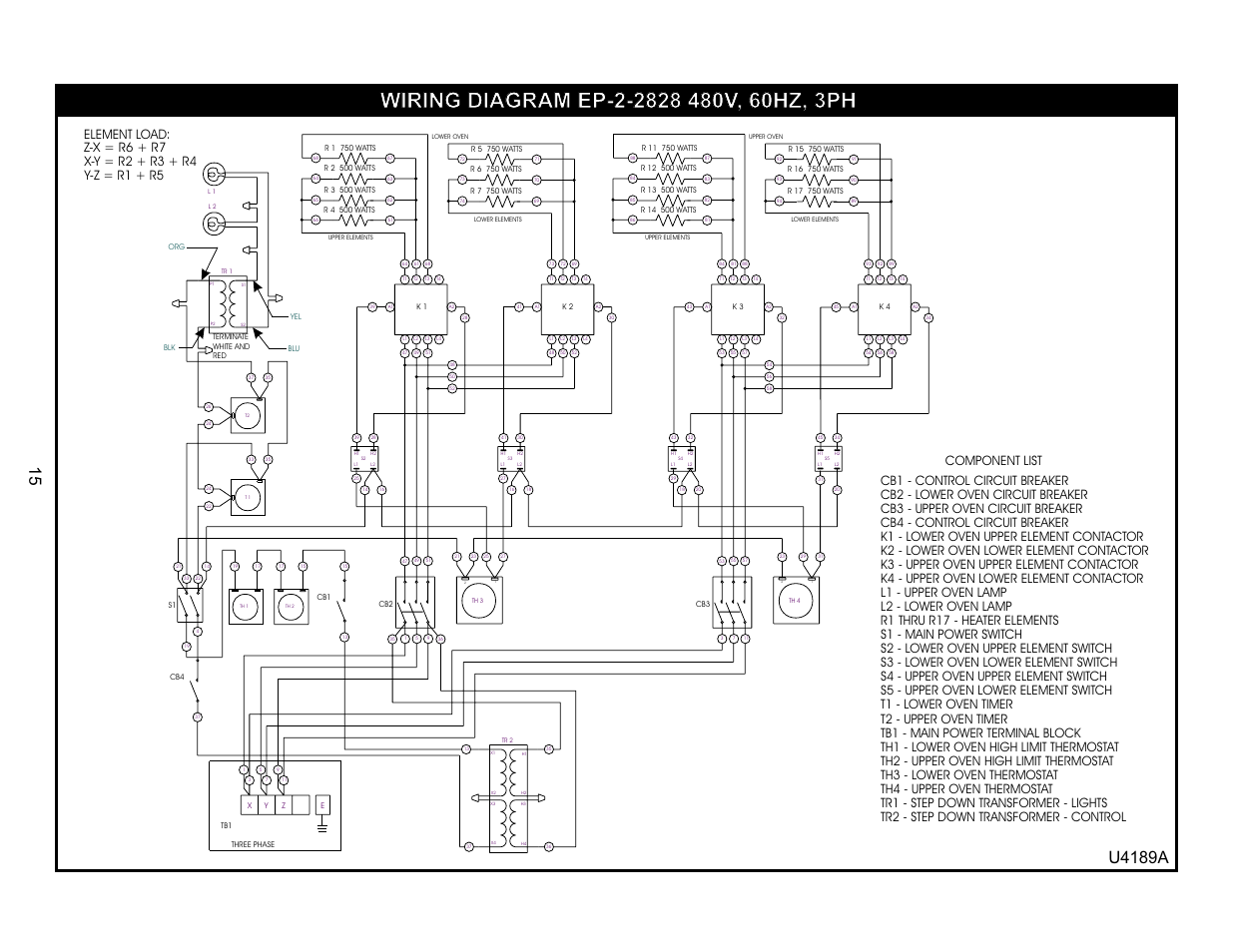 Bakers Pride EP-2-2828 User Manual | Page 15 / 16