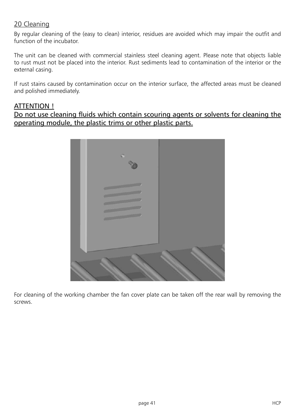 Memmert HCP 246 Humidity Chambers (Generation 2003) User Manual | Page 41 / 48