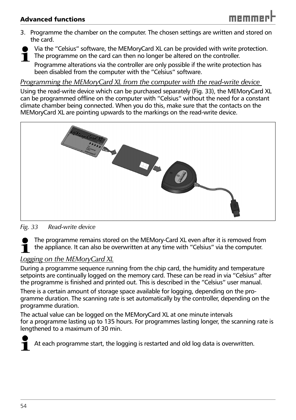 Memmert HPP 108/749 Constant climate chamber (Generation 2003) User Manual | Page 54 / 60