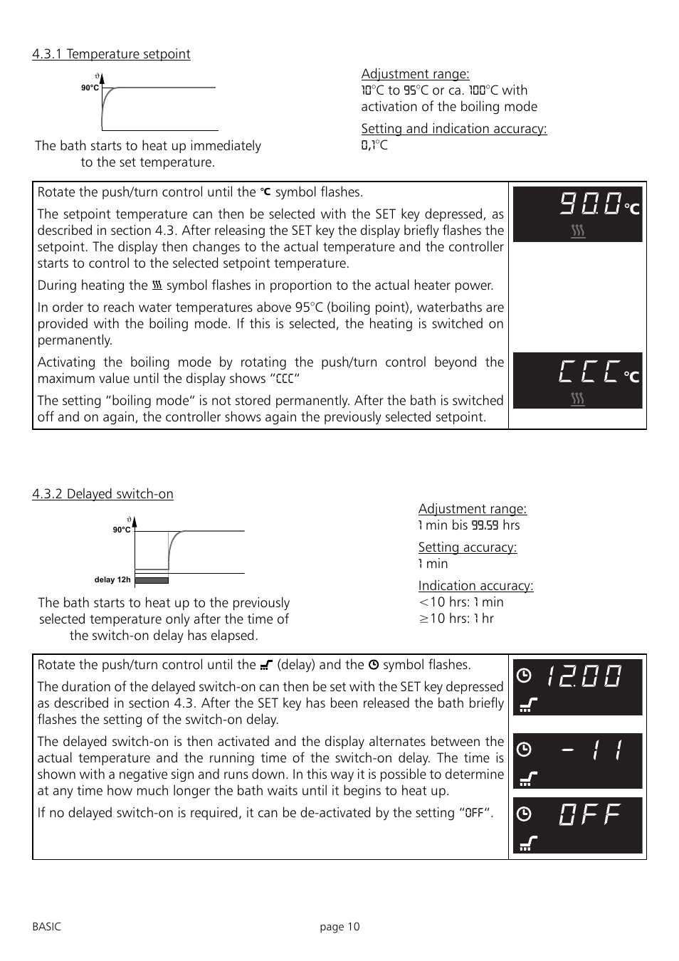 Memmert WNB 7 - 45 Waterbaths (Generation 2003) User Manual | Page 10 / 20