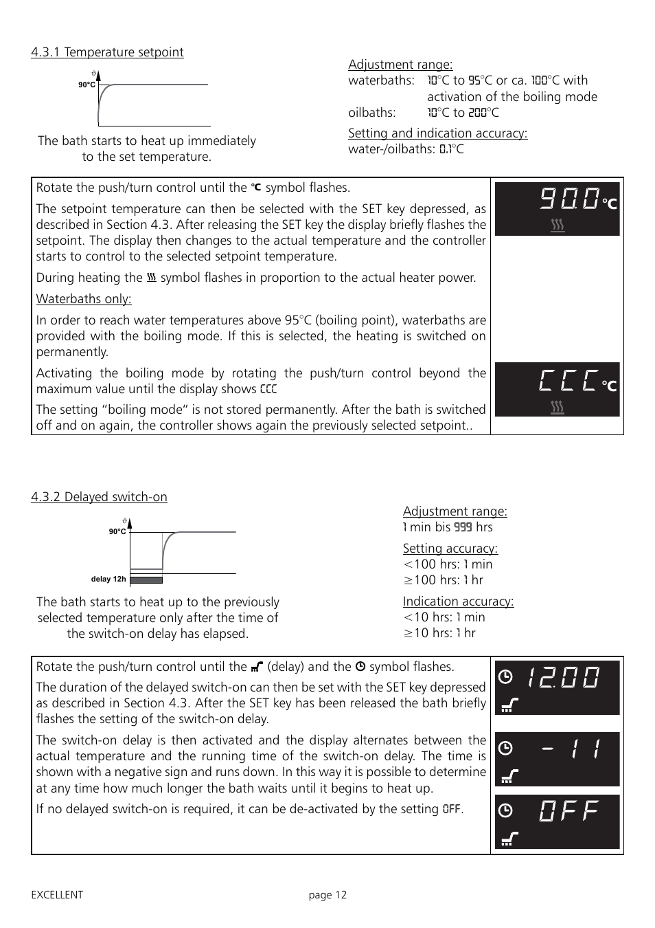 Memmert ONE 7 - 45 Oilbath (Generation 2003) User Manual | Page 12 / 28