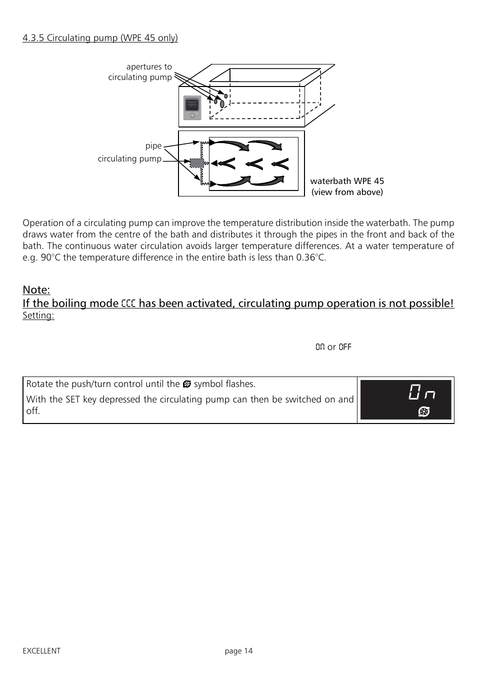Memmert ONE 7 - 45 Oilbath (Generation 2003) User Manual | Page 14 / 28