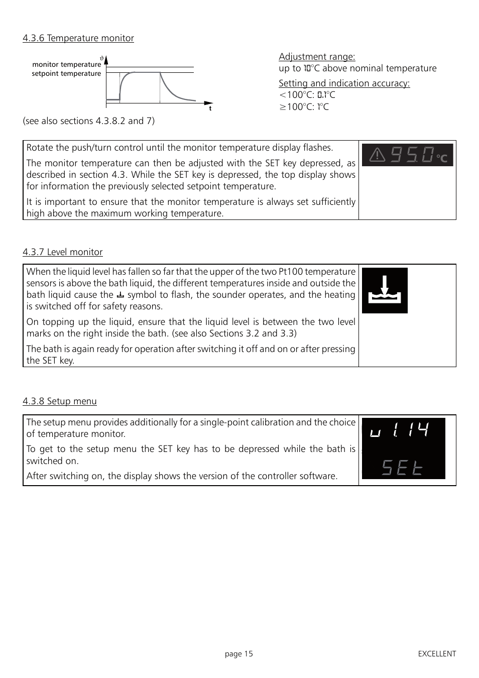 Memmert ONE 7 - 45 Oilbath (Generation 2003) User Manual | Page 15 / 28