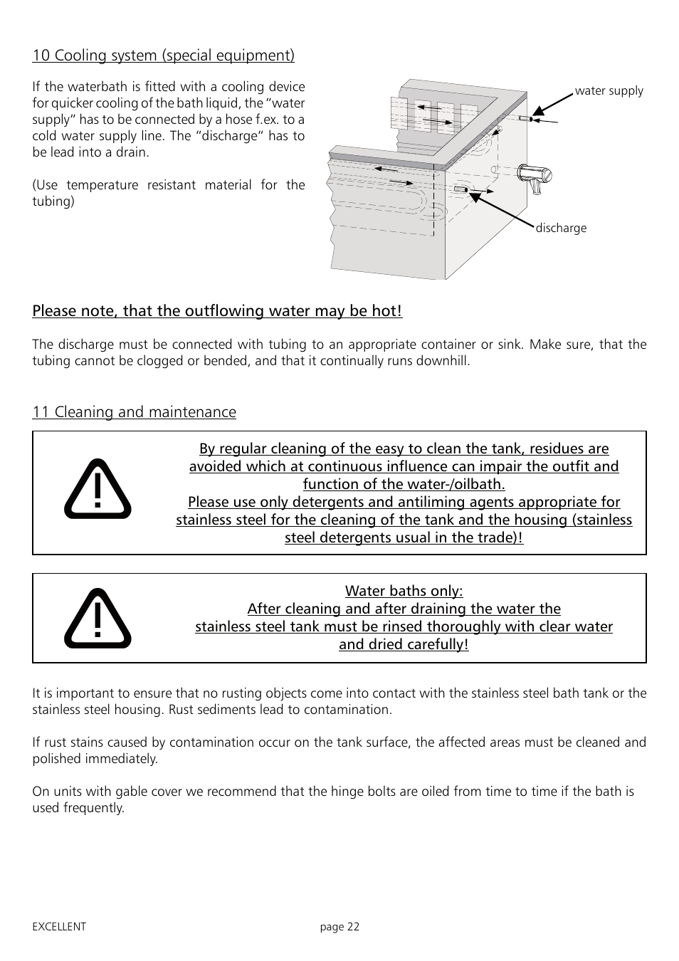 Memmert ONE 7 - 45 Oilbath (Generation 2003) User Manual | Page 22 / 28