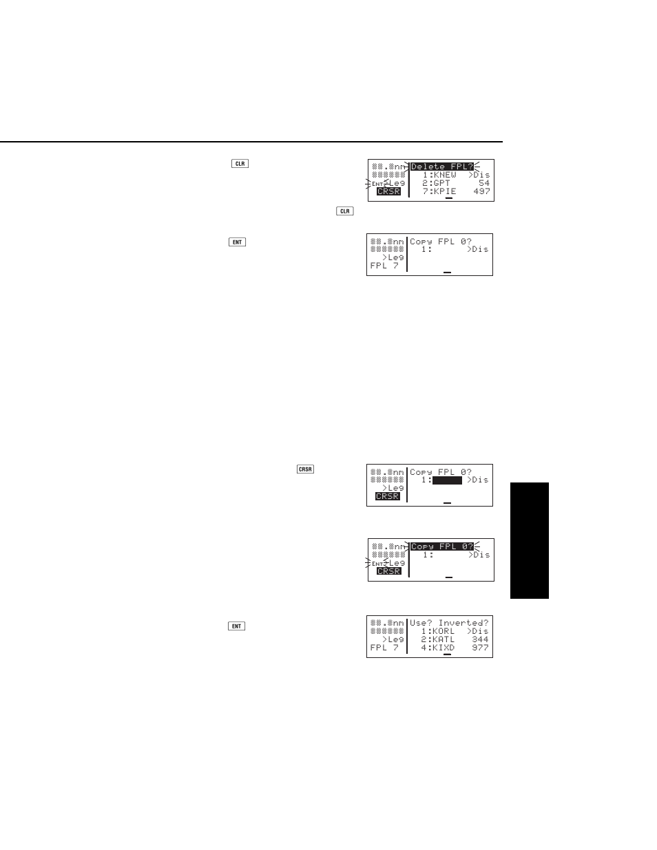 Storing fpl 0 as a numbered flight plan | Bendix Commercial Vehicle Systems Bendix/King Global Positioning System KLN 35A User Manual | Page 110 / 179