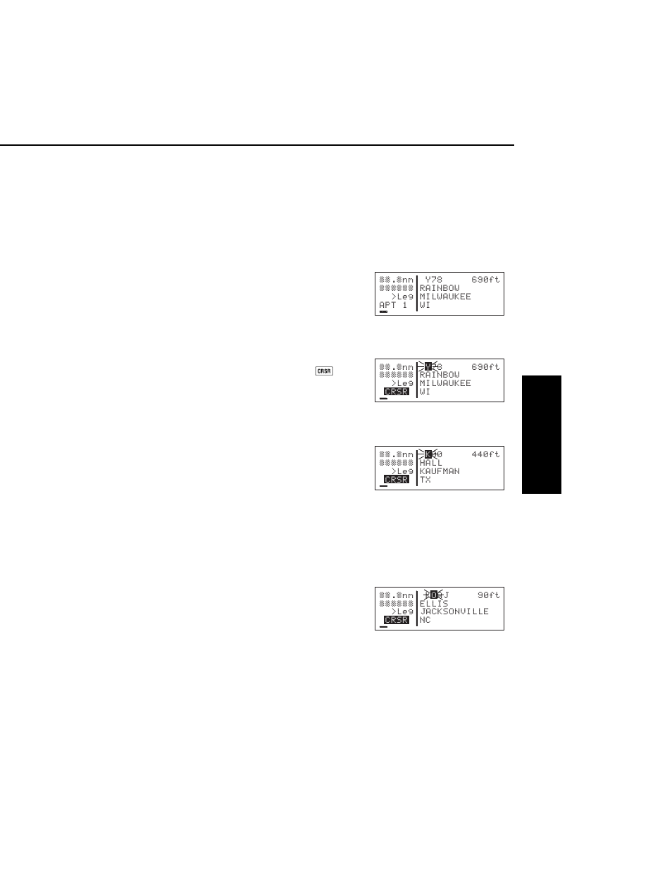 Selecting waypoints by identifier | Bendix Commercial Vehicle Systems Bendix/King Global Positioning System KLN 35A User Manual | Page 56 / 179