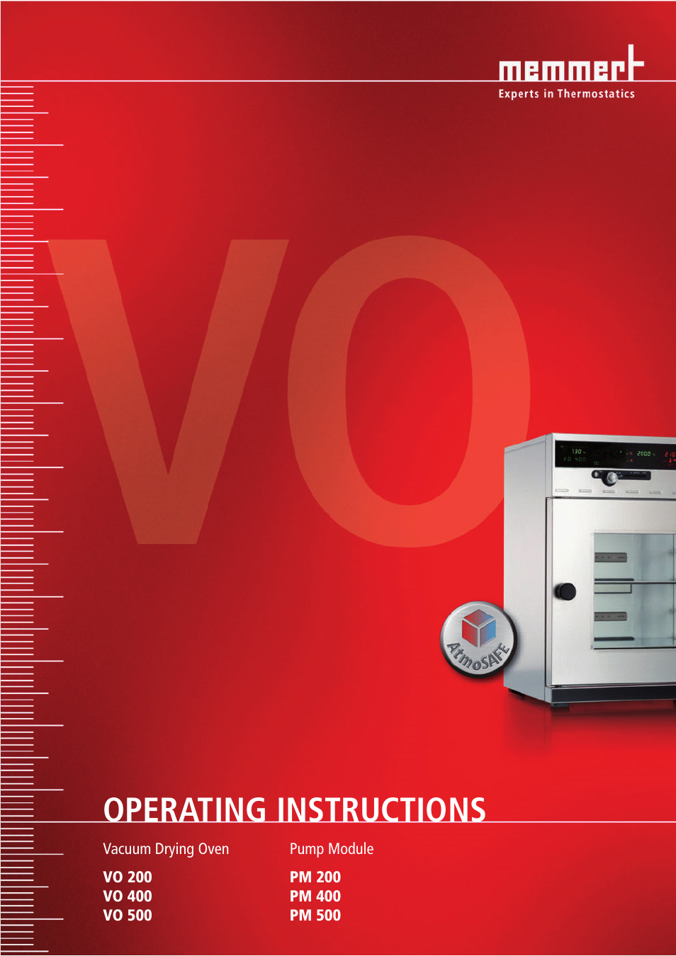 Memmert PM 200/400/500 Pump Module (Generation 2003) User Manual | 56 pages