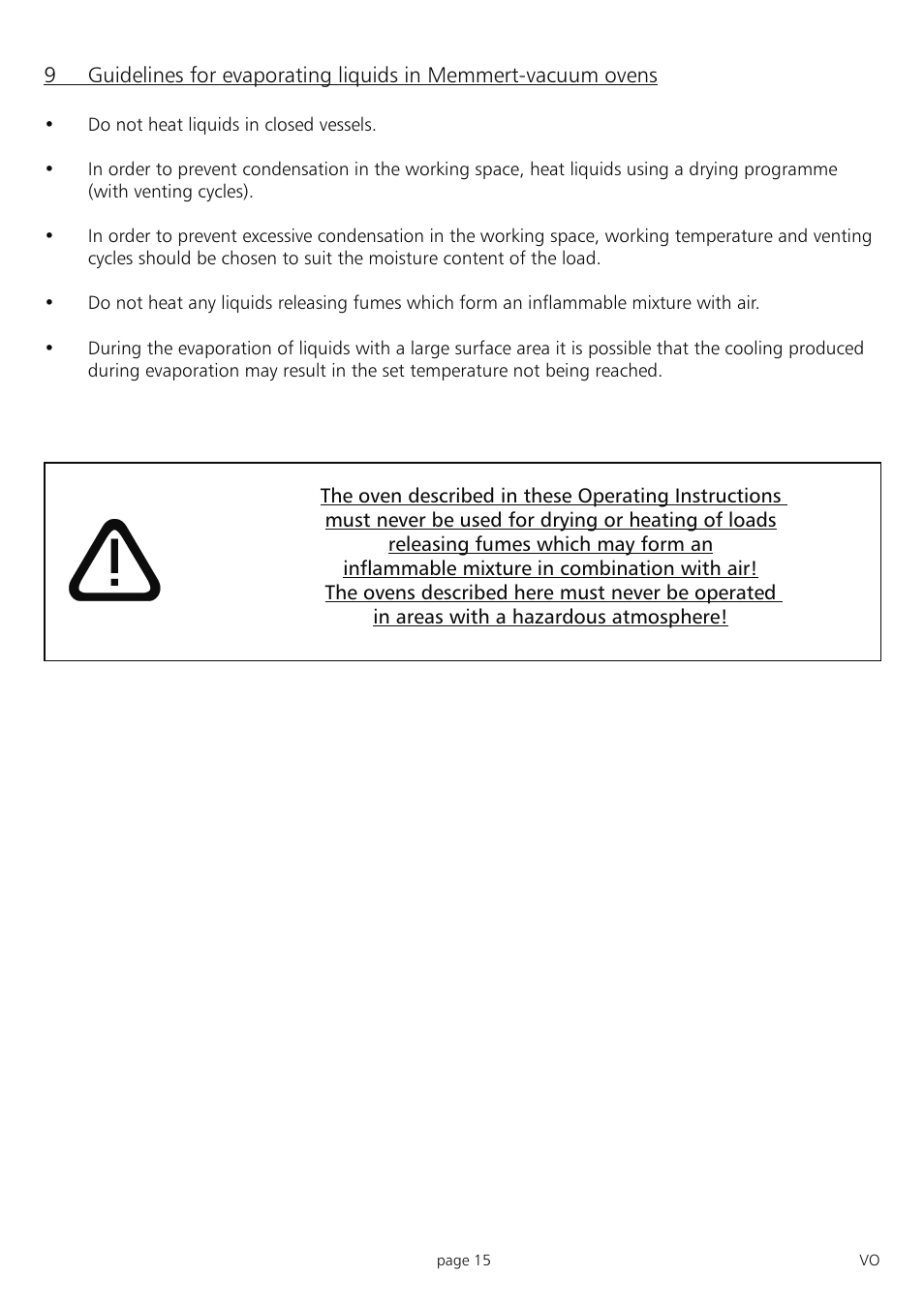 Muster | Memmert PM 200/400/500 Pump Module (Generation 2003) User Manual | Page 15 / 56