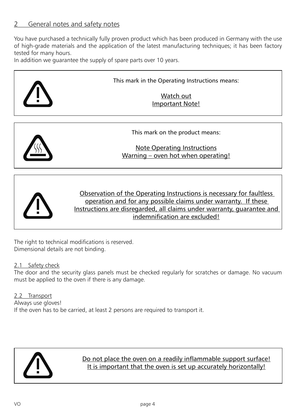Memmert PM 200/400/500 Pump Module (Generation 2003) User Manual | Page 4 / 56