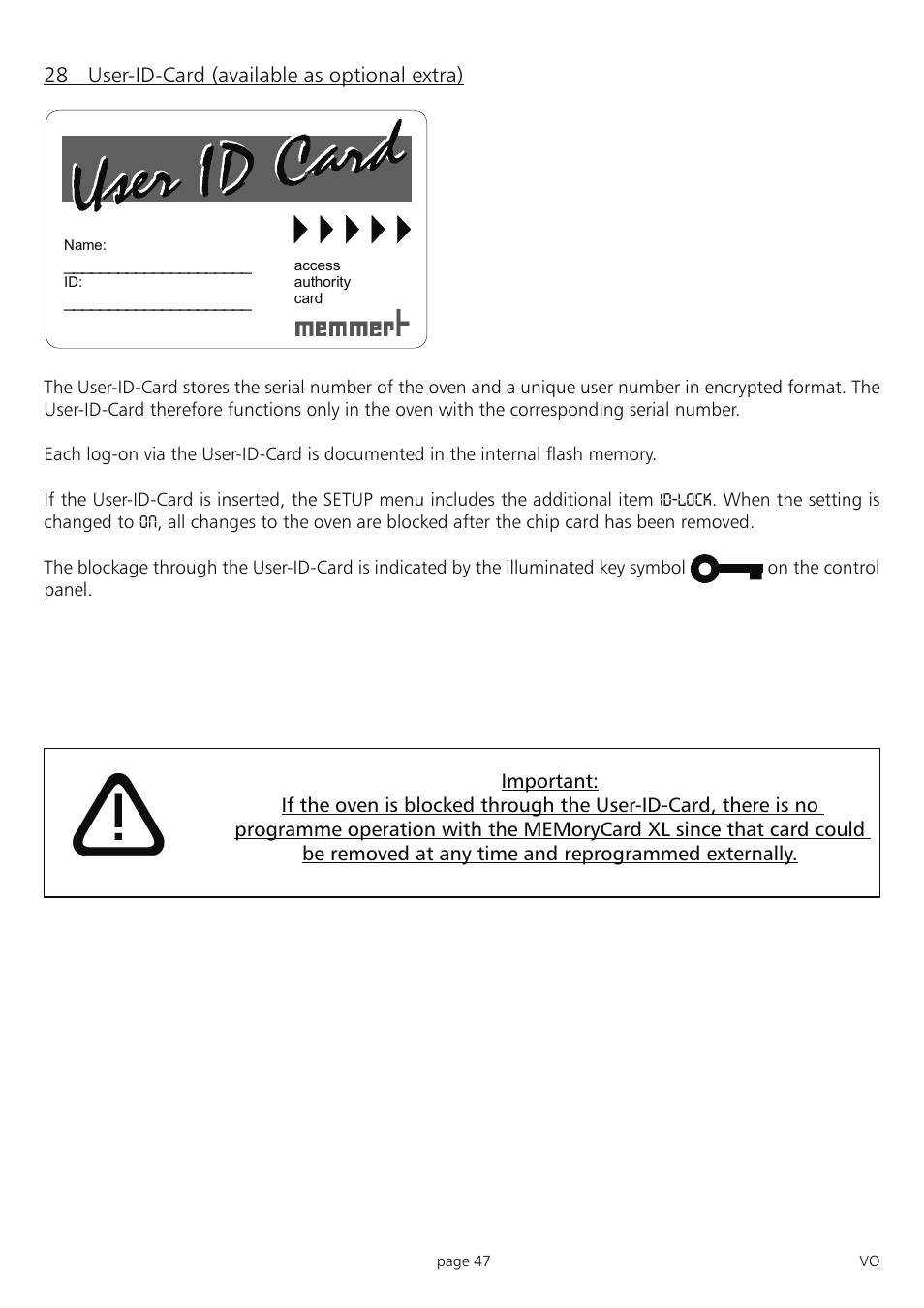 Muster | Memmert PM 200/400/500 Pump Module (Generation 2003) User Manual | Page 47 / 56