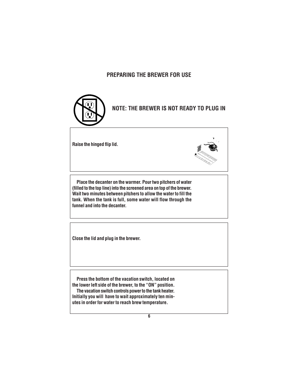 Bunn A-10 User Manual | Page 6 / 12