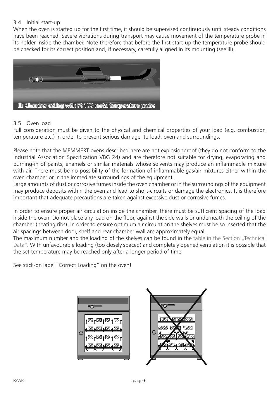 Memmert INB 200 - 500 Incubators (Generation 2003) User Manual | Page 6 / 28