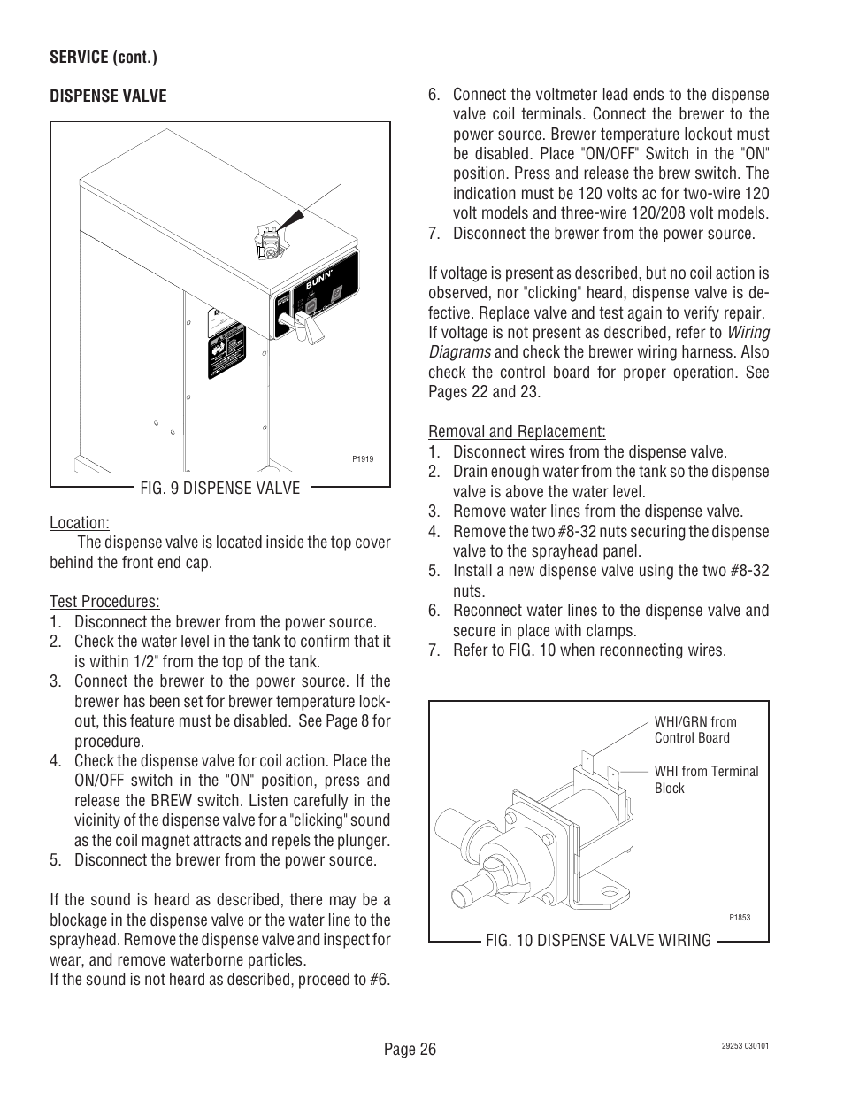Wiring diagrams, Page 26 | Bunn CDBC-TS User Manual | Page 26 / 32