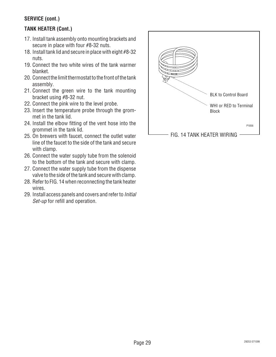 Bunn CDBC-TS User Manual | Page 29 / 32