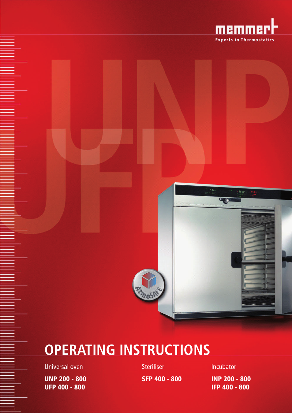 Memmert IFP 400 - 800 Incubators (Generation 2003) User Manual | 56 pages