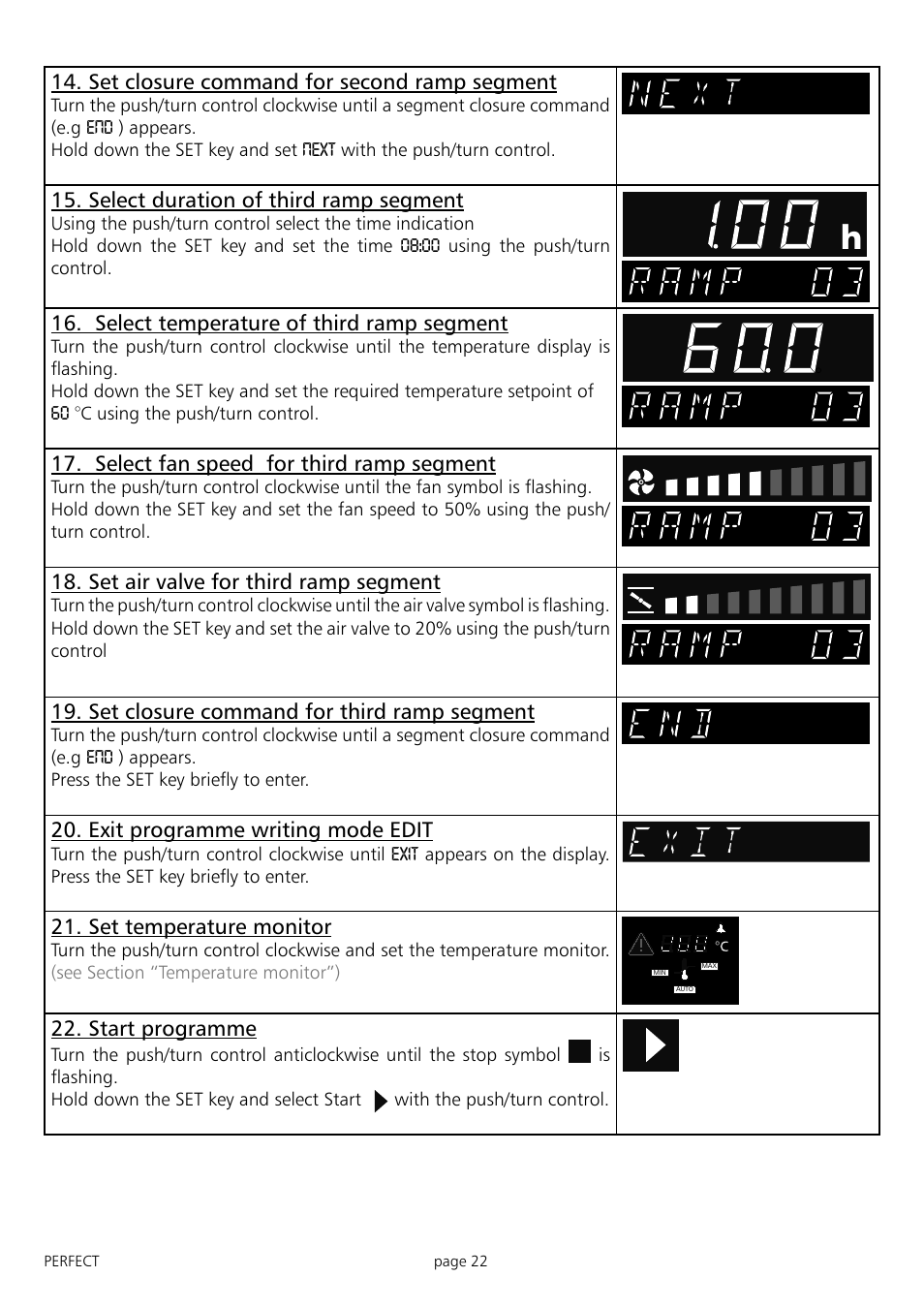 Memmert IFP 400 - 800 Incubators (Generation 2003) User Manual | Page 22 / 56