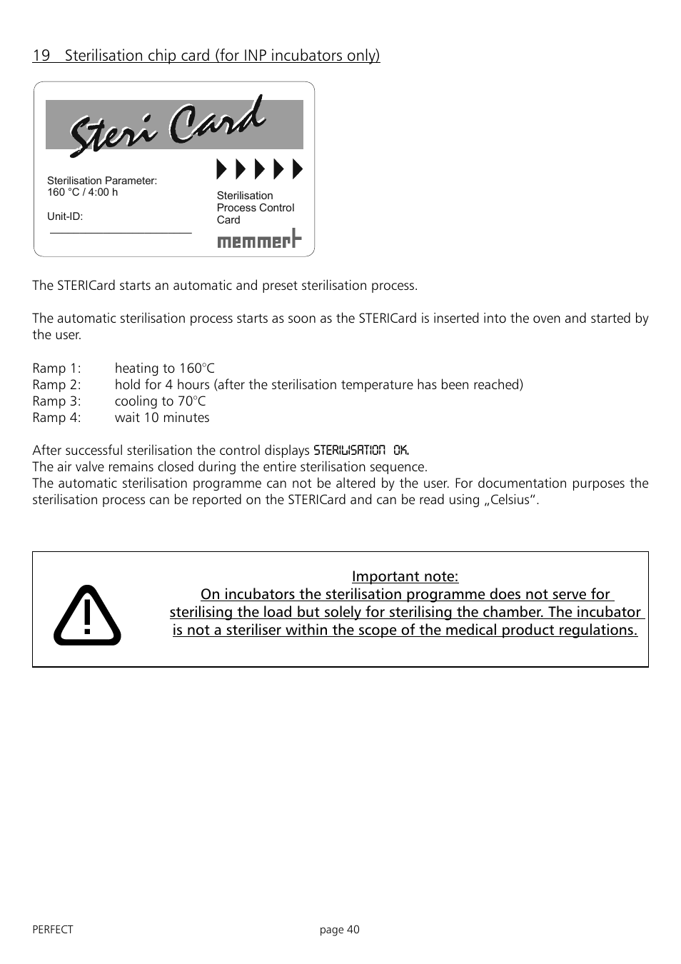 Memmert IFP 400 - 800 Incubators (Generation 2003) User Manual | Page 40 / 56