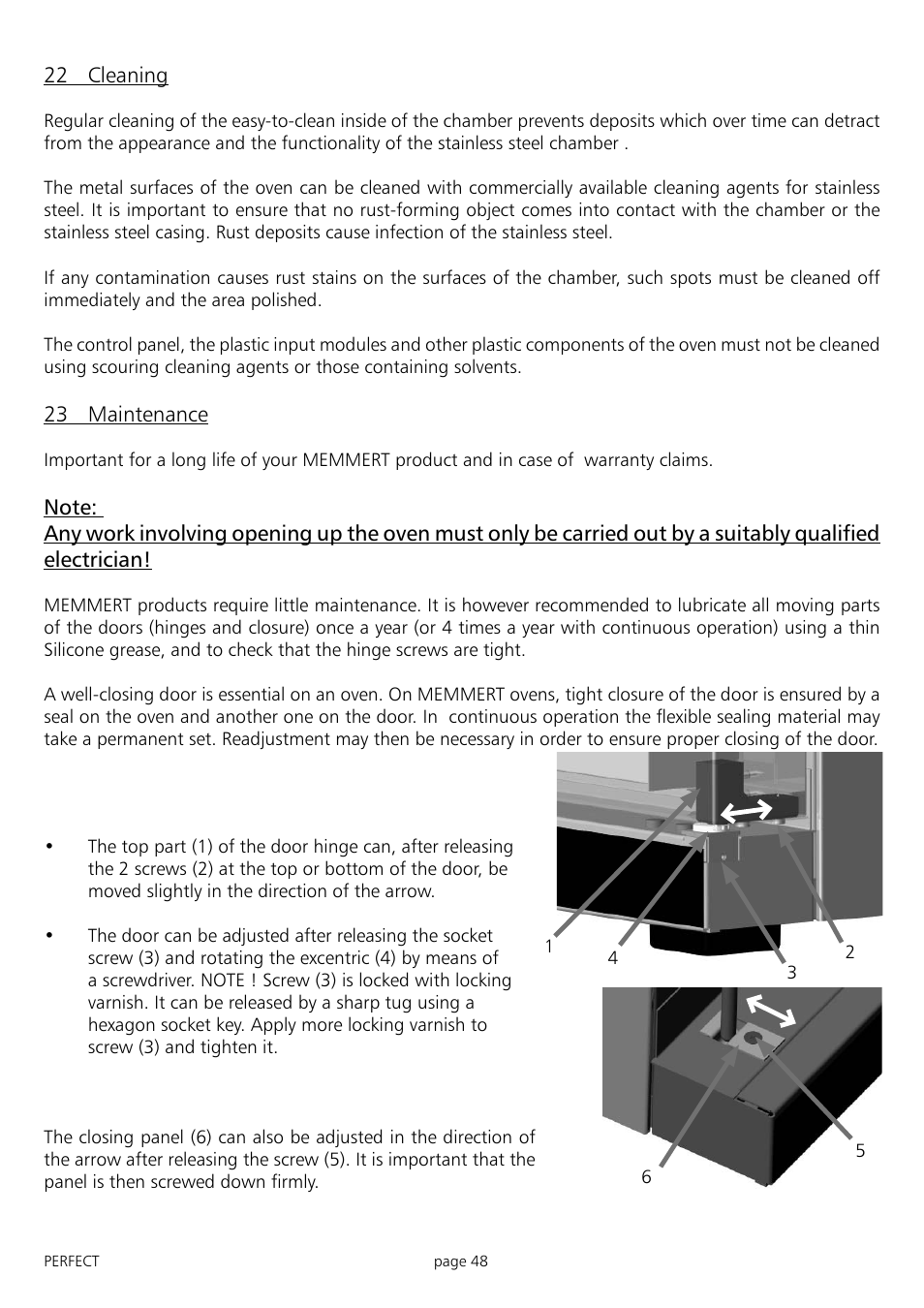 Memmert IFP 400 - 800 Incubators (Generation 2003) User Manual | Page 48 / 56