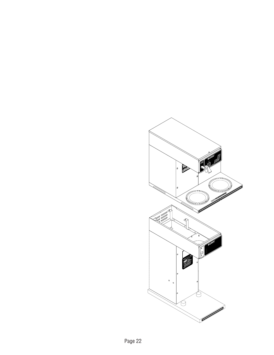 Page 22 | Bunn CDBC-APS DV User Manual | Page 22 / 37