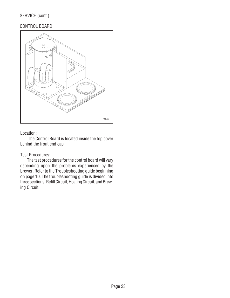 Bunn CDBC-APS DV User Manual | Page 23 / 37