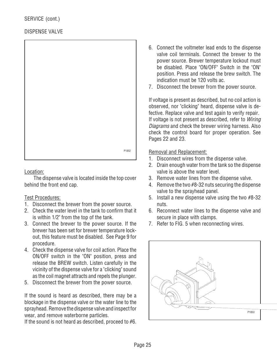 Bunn CDBC-APS DV User Manual | Page 25 / 37
