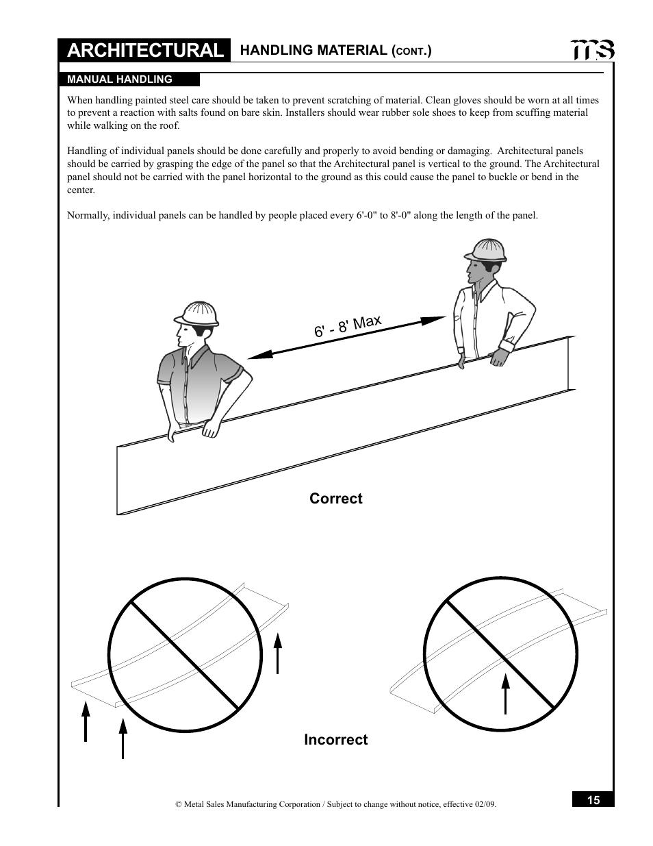 Architectural | Metal Sales Soffit Panel User Manual | Page 16 / 66