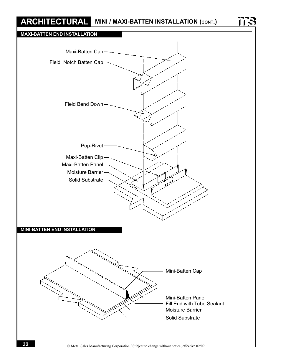 Architectural | Metal Sales Soffit Panel User Manual | Page 33 / 66