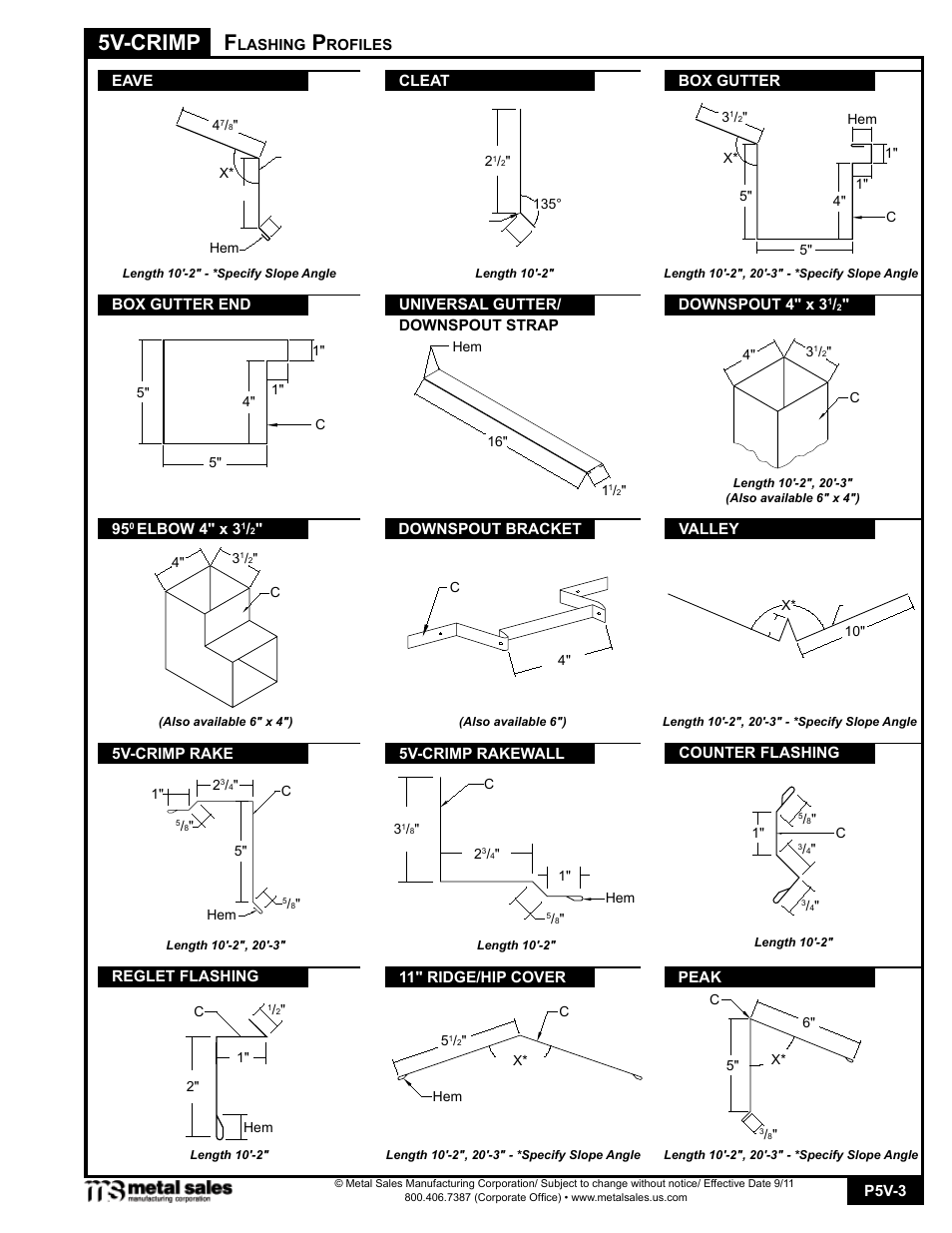 5v-crimp | Metal Sales 5V-Crimp User Manual | Page 3 / 14